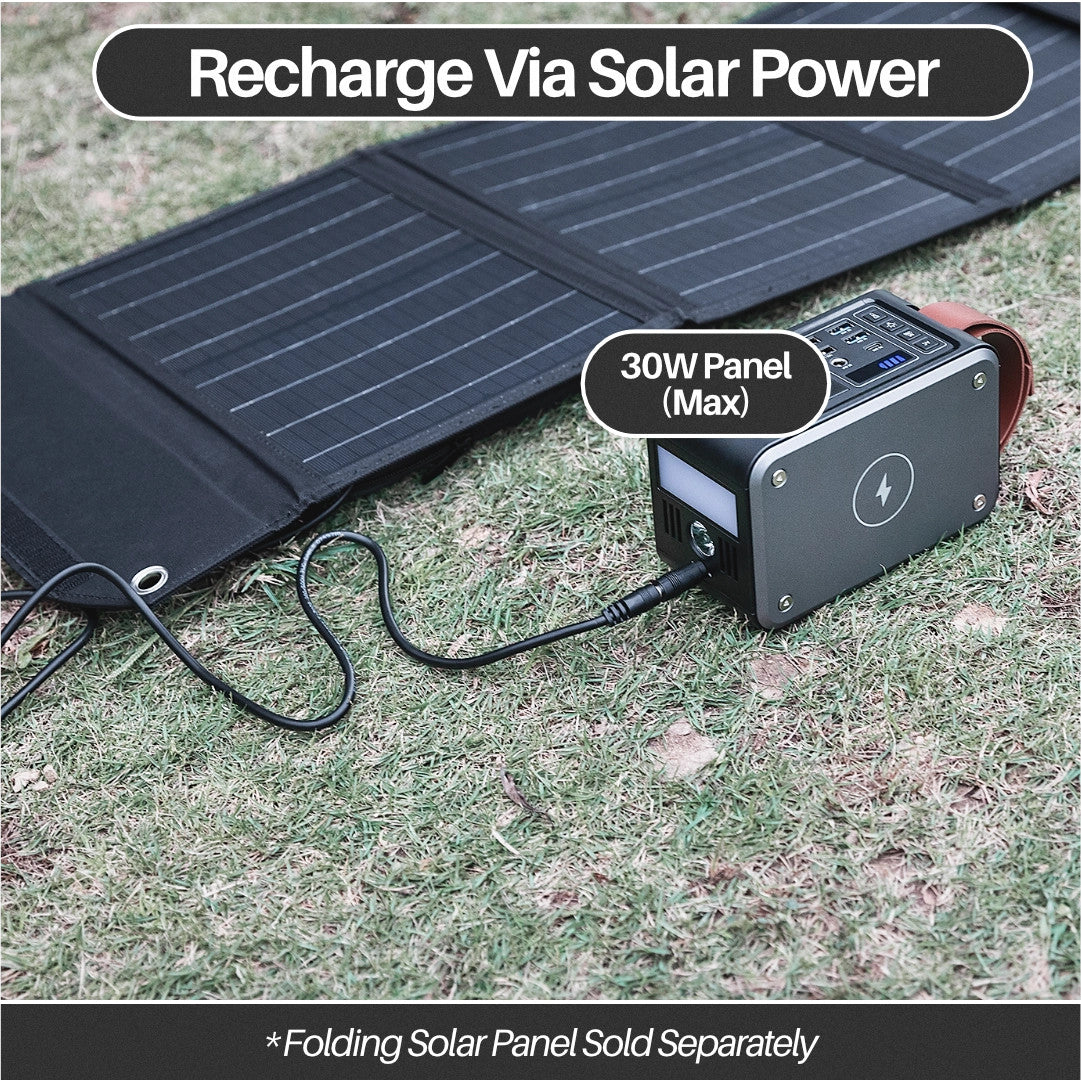 PPT Powerpack Lite Portable Power Station with 21W Folding Solar Panel