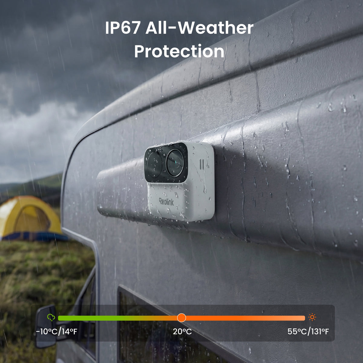 Reolink Argus Series 1080P Battery WiFi Magnetic Mount Wireless Compact Security Camera