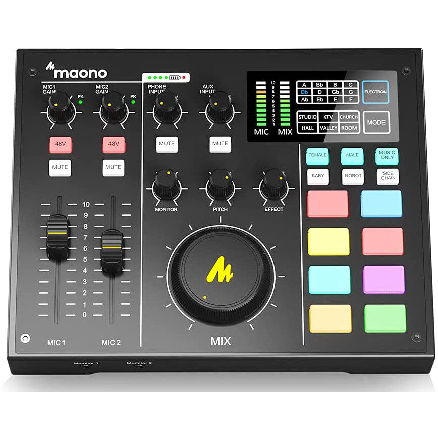 Maono MAONOCASTER AU-AM100 Portable Podcast Console