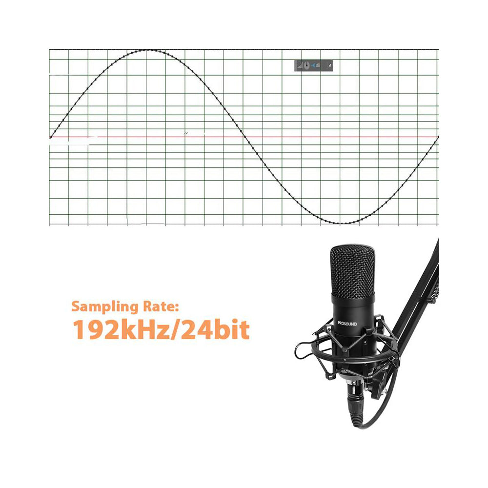 ProSound XLR Professional Microphone with Boom Arm Kit