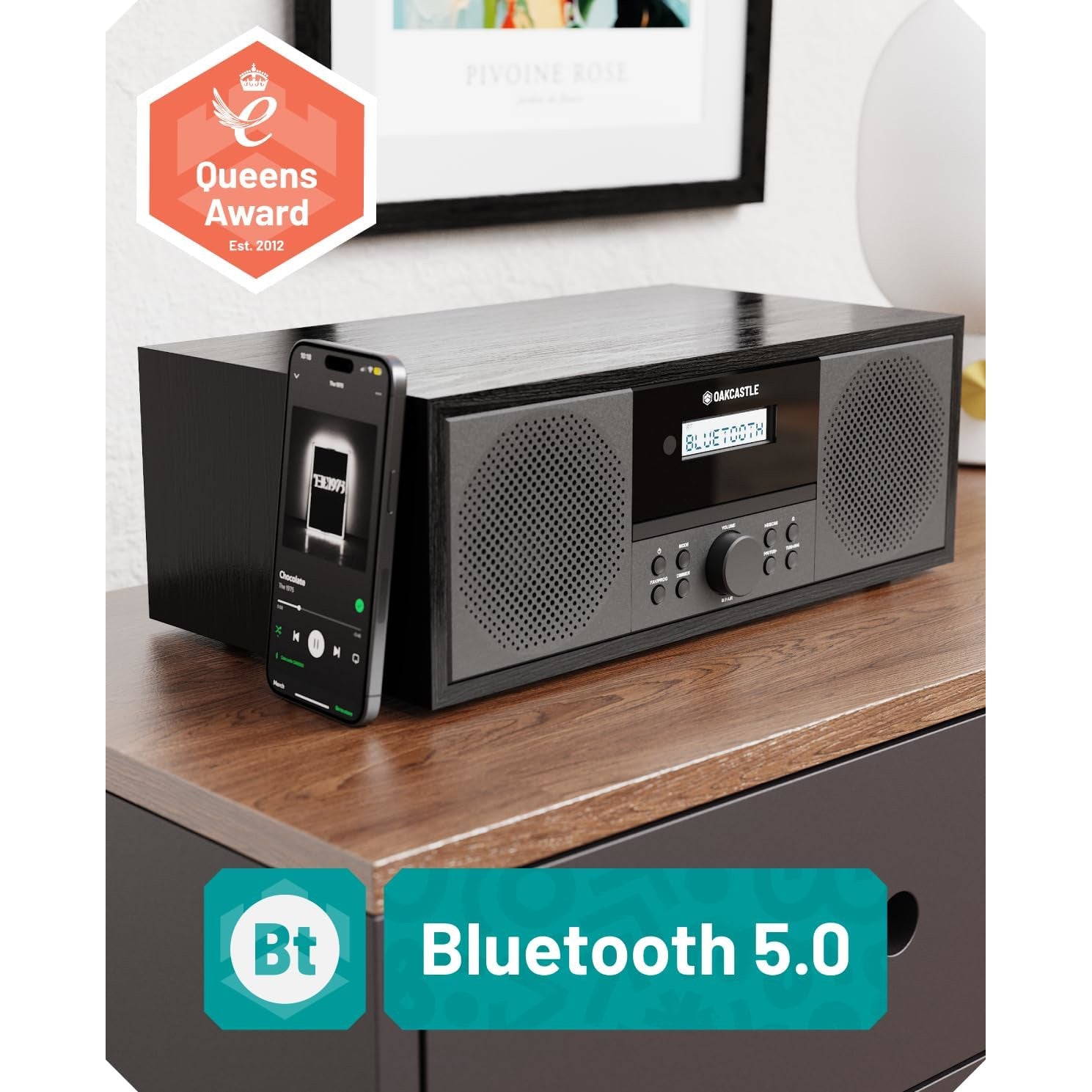 Oakcastle DAB500 DAB & FM Radio Music System