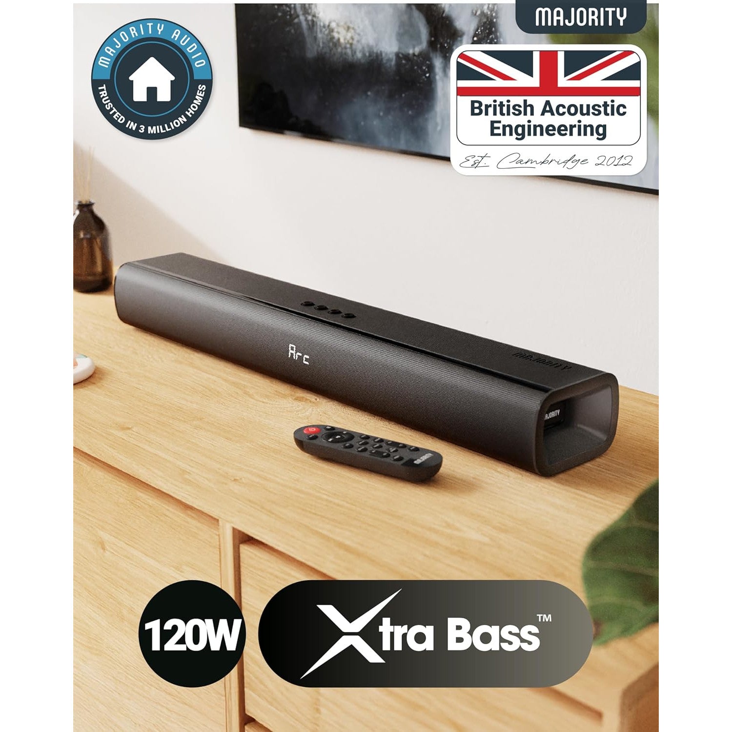 Majority Naga 60 2.1 Bluetooth Soundbar