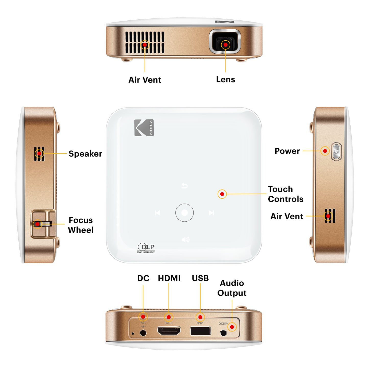 Kodak Luma 350 Portable Smart Projector