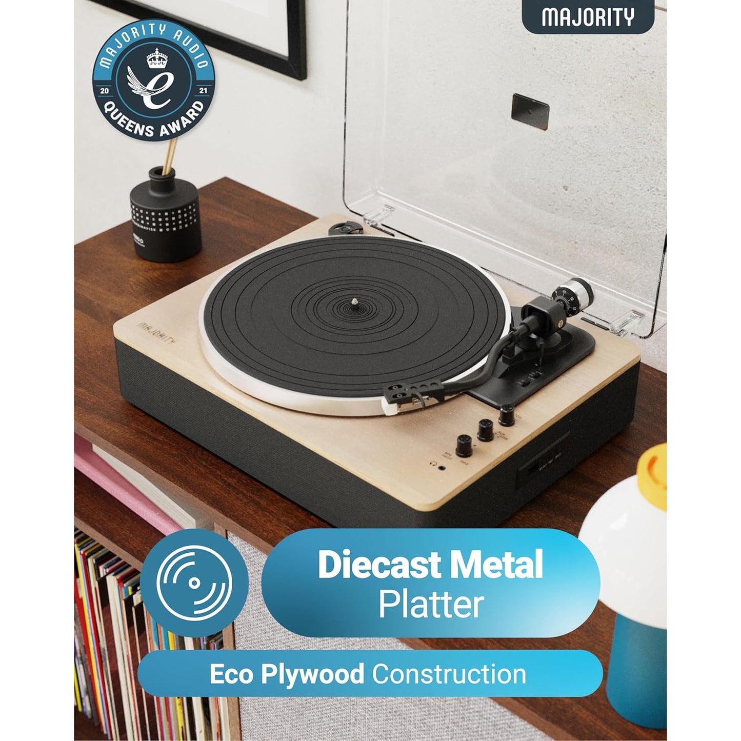 Majority Folio Bluetooth Turntable