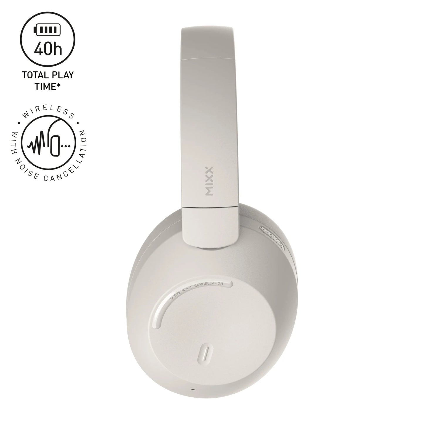 Mixx StreamQ C4 ANC Over Ear Wireless Headphones