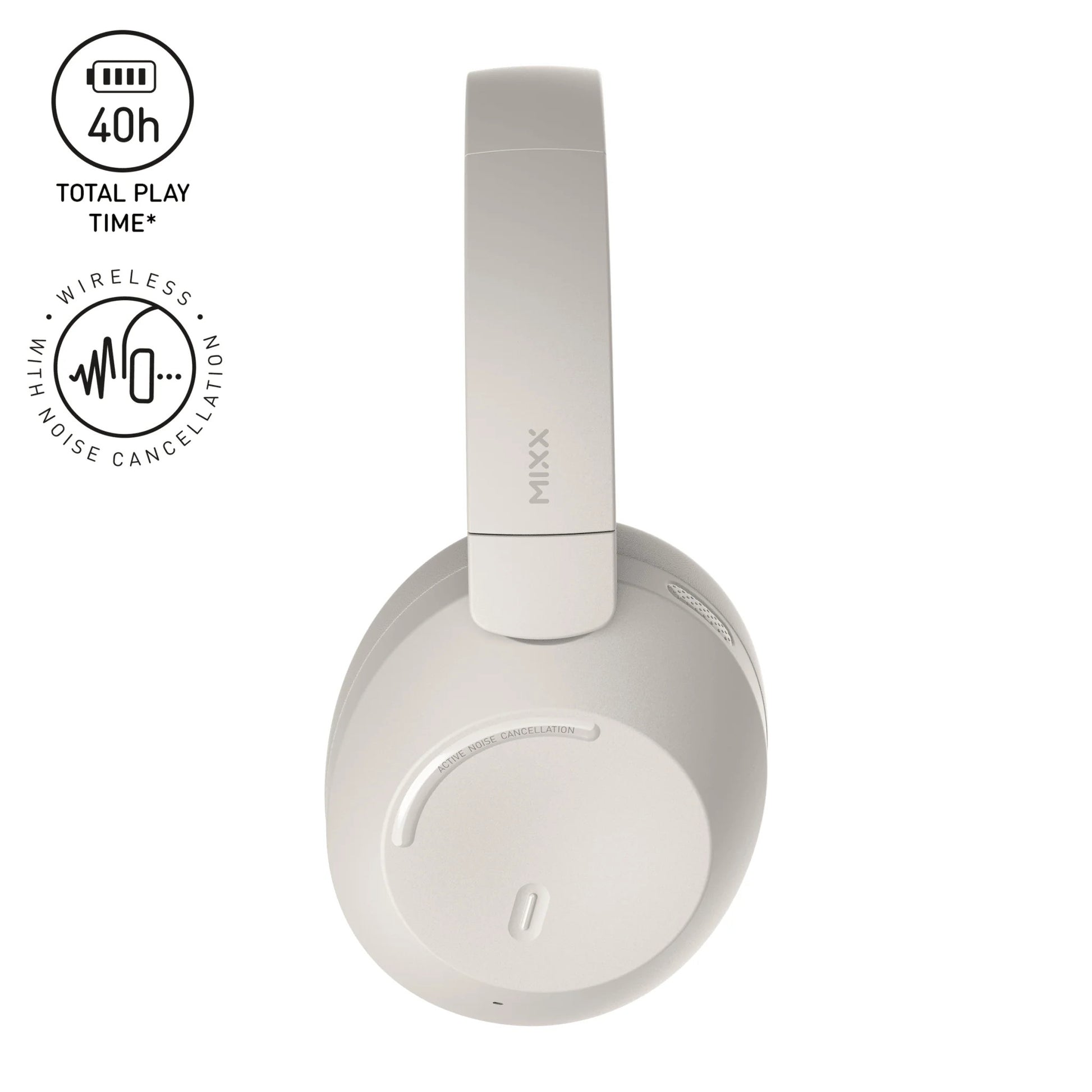 Mixx StreamQ C4 ANC Over Ear Wireless Headphones