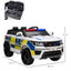 HOMCOM 12V Kid Electric Ride On Police Car with Remote Siren Light (3-6 Years) - maplin.co.uk