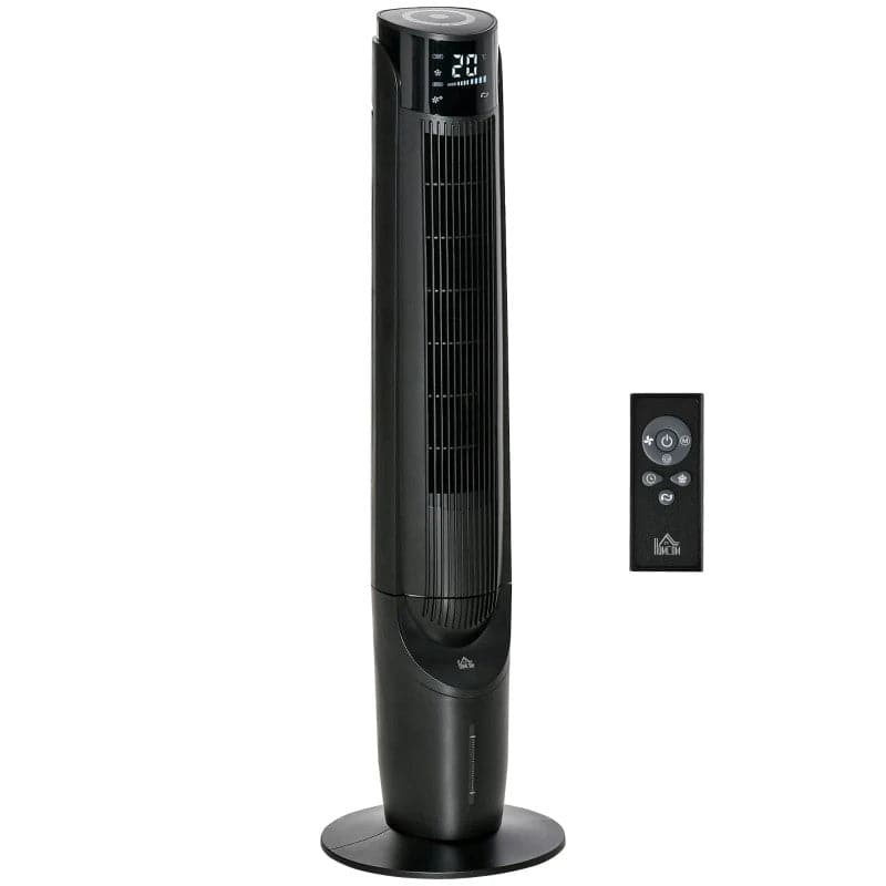 Maplin Plus Ice Cooling Oscillating Tower Fan - Black - maplin.co.uk