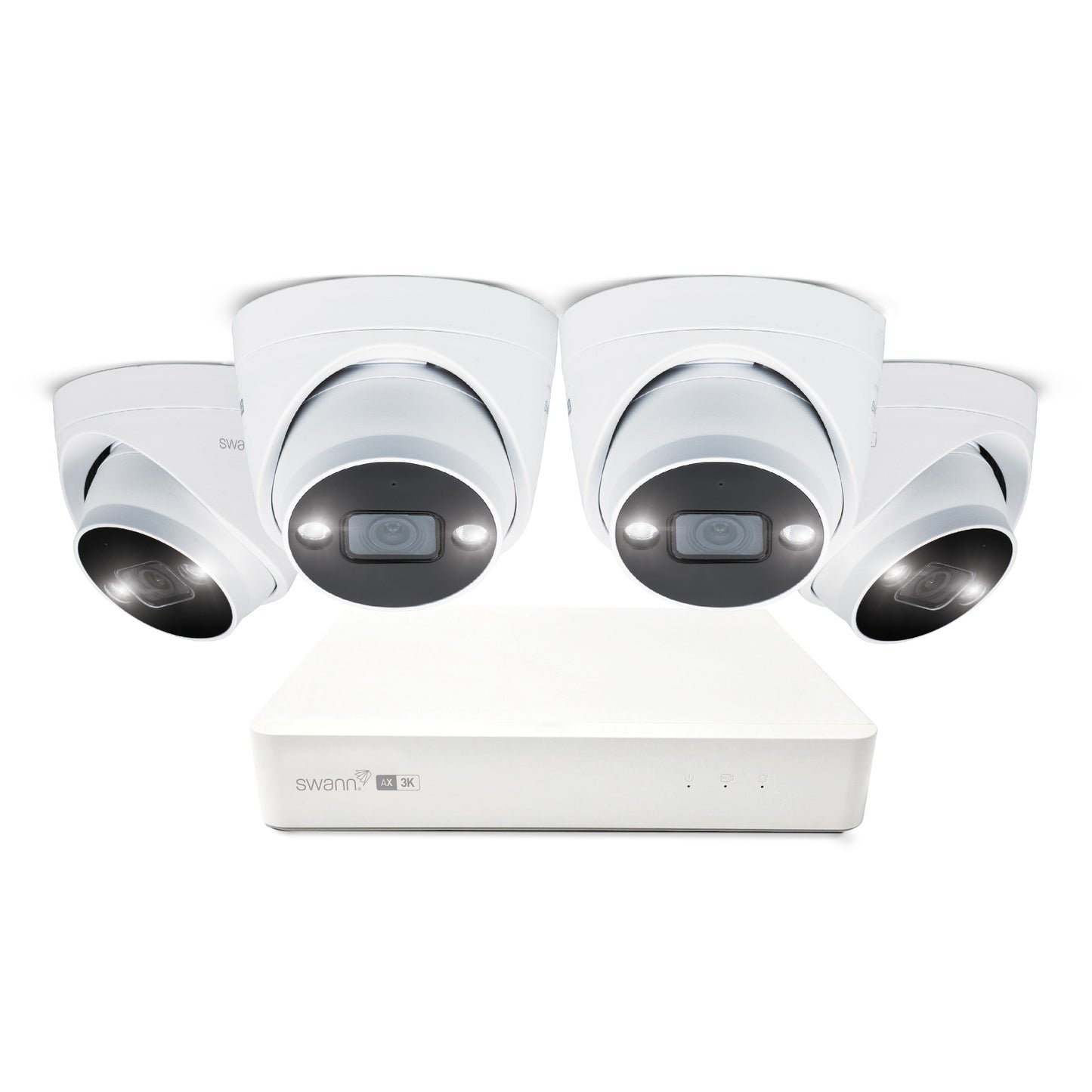 Swann AdvancedX 5MP 1TB 8-Channel Wired NVR CCTV with 4 Dome Camera Kit