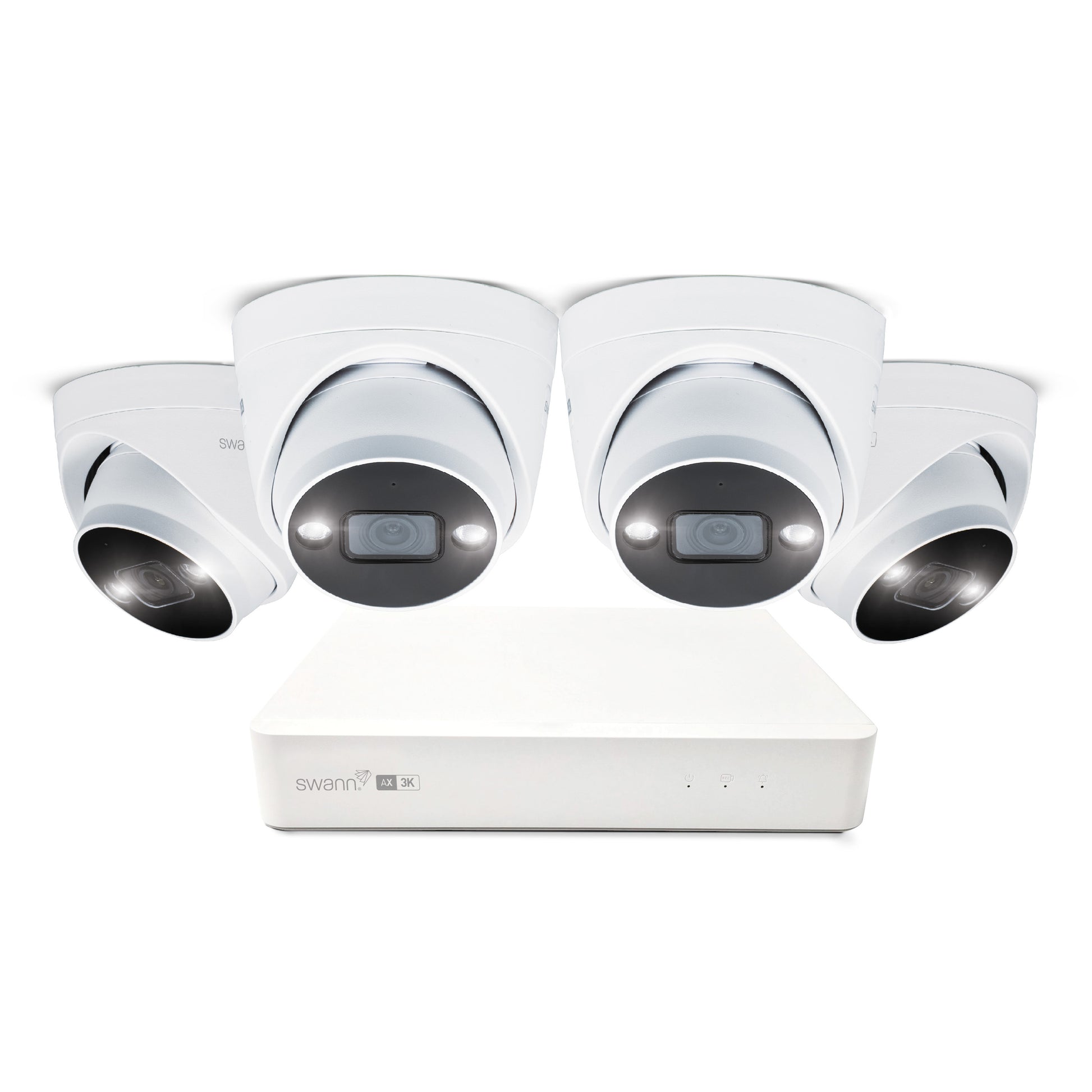 Swann AdvancedX 5MP 1TB 8-Channel Wired NVR CCTV with 4 Dome Camera Kit