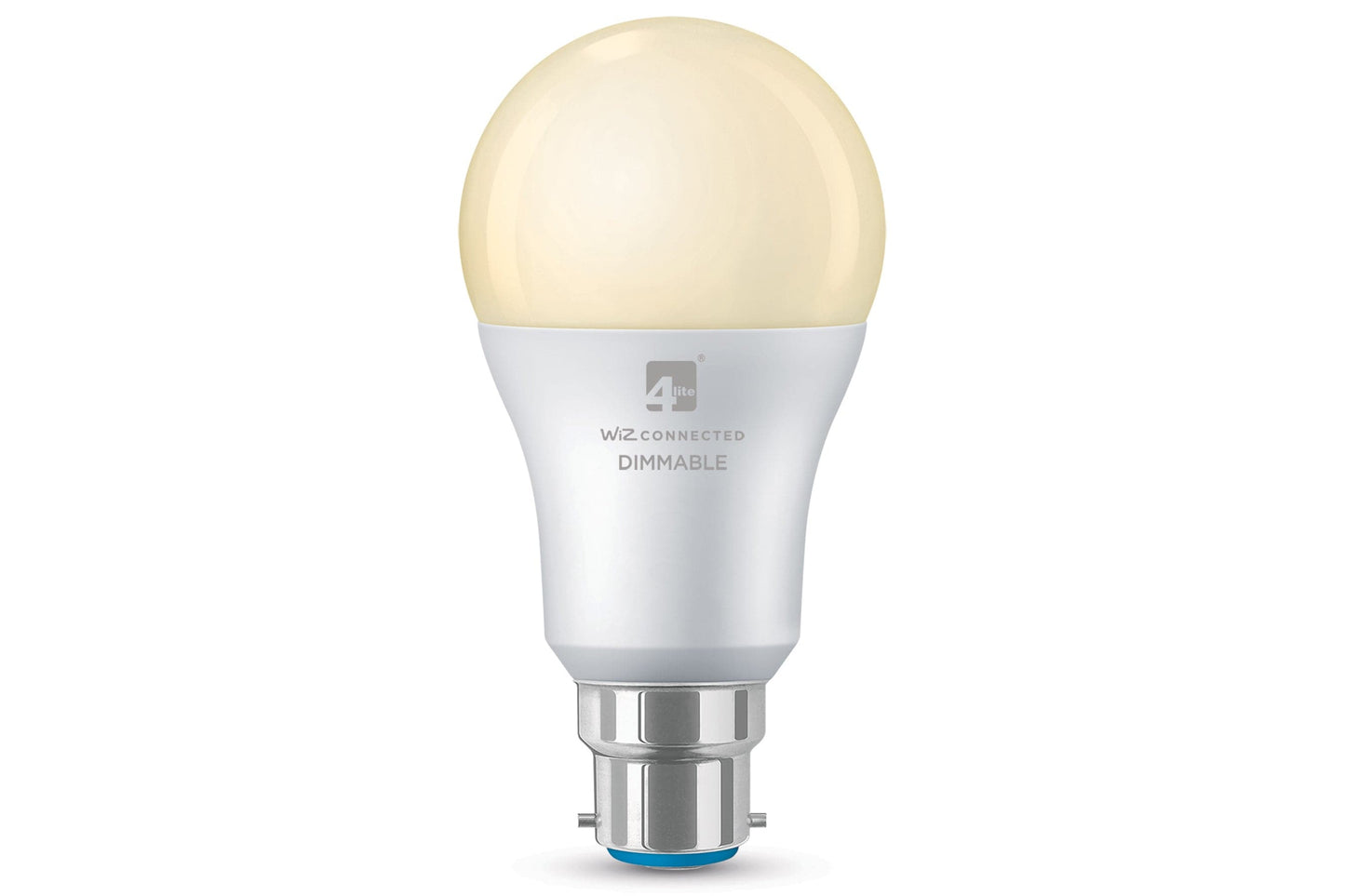 4lite WiZ Connected A60 Warm White WiFi LED Smart Bulb - B22 Bayonet Cap, Pack of 4 - maplin.co.uk