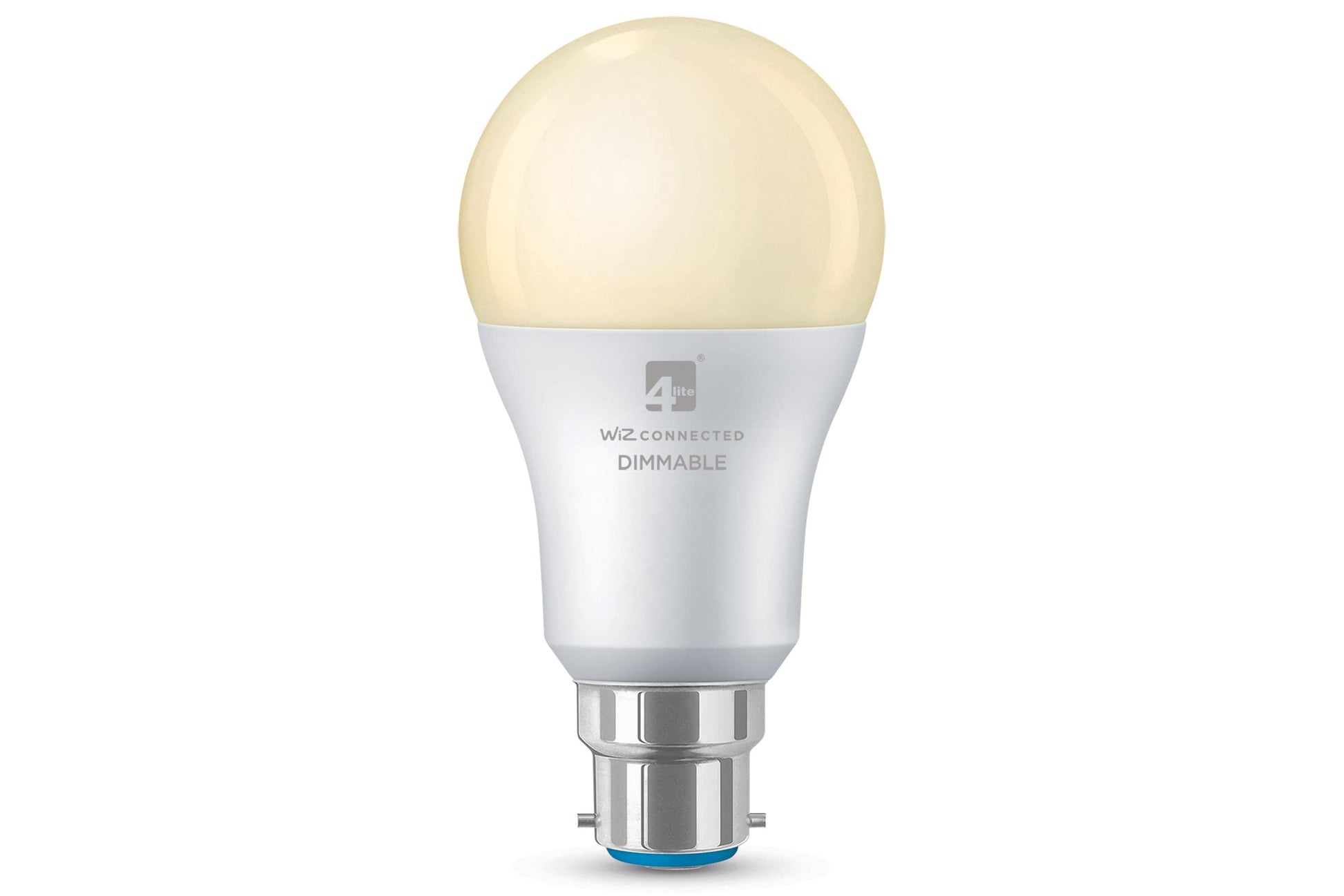 4lite WiZ Connected A60 Warm White WiFi LED Smart Bulb - B22 Bayonet Cap, Pack of 4 - maplin.co.uk