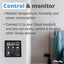 Shelly Wall Display with BLU H&T Temperature & Humidity Sensor