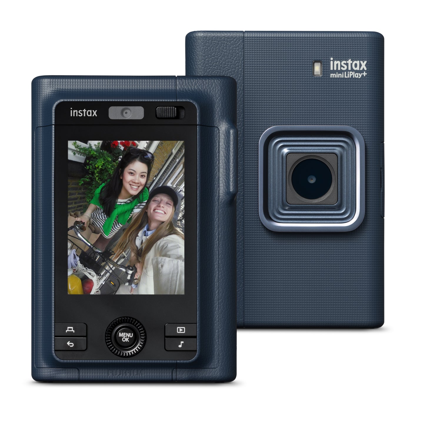 Fujifilm Instax Mini LiPlay Plus Hybrid Instant Camera - Navy Camera Only