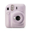 Fujifilm Instax Mini 12 Instant Camera with LED String Lights, Glitter Case & Lavender Film - Lilac Purple