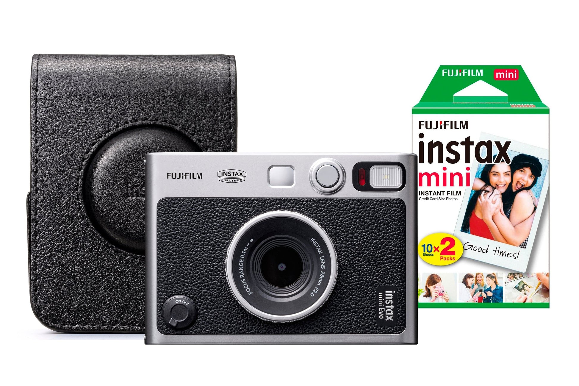 FUJIFILM INSTAX MINI EVO Hybrid Instant Camera (Black)