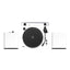 Mixx Analog System 5 Stereo Vinyl Record Deck with Wireless Speakers