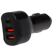 Maplin 2x USB-A / 1x USB-C Power Delivery High Speed USB Car Charger - maplin.co.uk