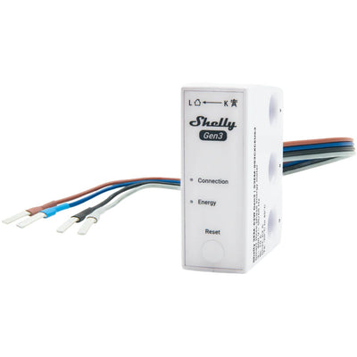 Shelly 3EM-63W Gen3 WiFi Three-Phase Energy Meter with Integrated Current-Transformers