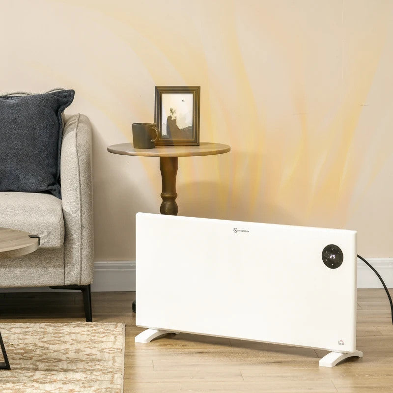 Maplin 2000W Freestanding / Wall Mounted Electric Convector Space Heater with Adjustable Thermostat & Timer - maplin.co.uk