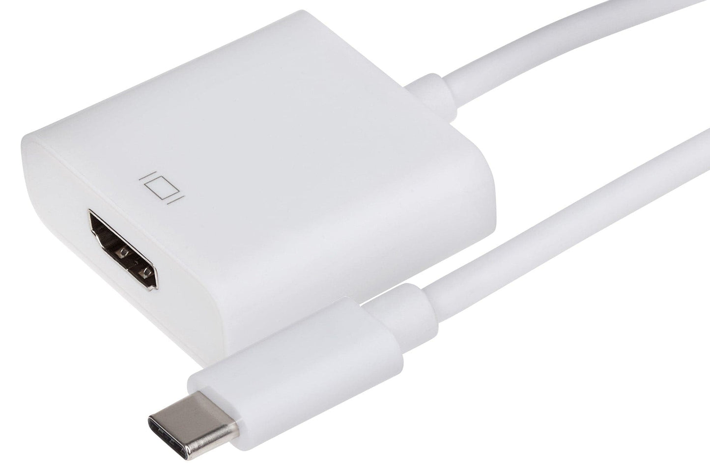 Nikkai USB-C to HDMI V3.1 Adapter (Supports 4K Ultra HD @30Hz) - White, 0.12m - maplin.co.uk