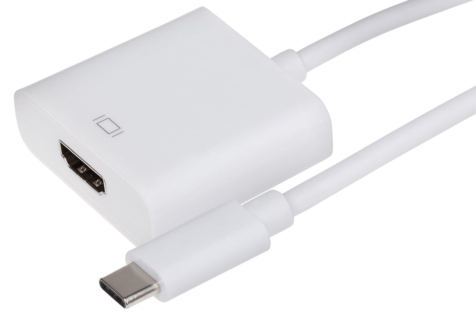 Nikkai USB-C to HDMI V3.1 Adapter 4K Ultra HD @30Hz - White, 12cm - maplin.co.uk