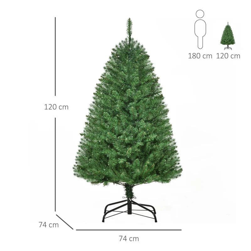 HOMCOM 4ft LED Artificial Christmas Tree - maplin.co.uk