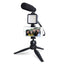 Maono Selfie Video Rig with Shotgun Microphone, LED Light & Tripod Phone Stand - maplin.co.uk