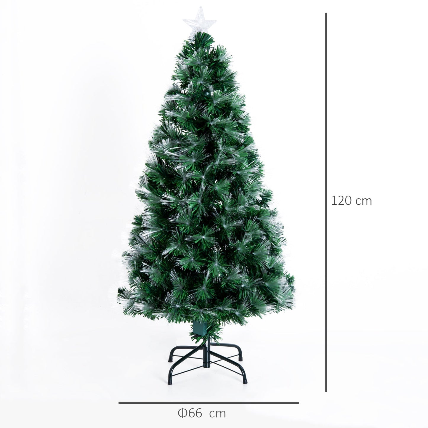 HOMCOM 4ft Artificial LED Christmas Tree - maplin.co.uk