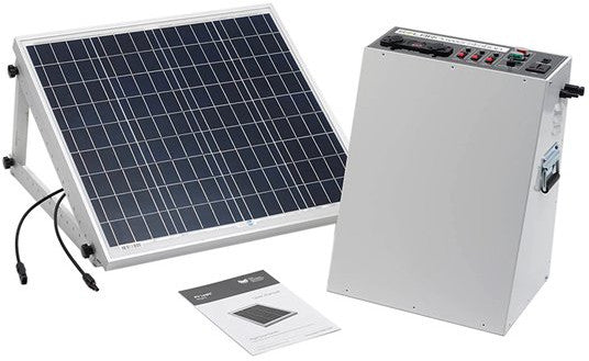 Hubi Solar 42Ah Power Station 250 Premium Kit for Off Grid Buildings - maplin.co.uk