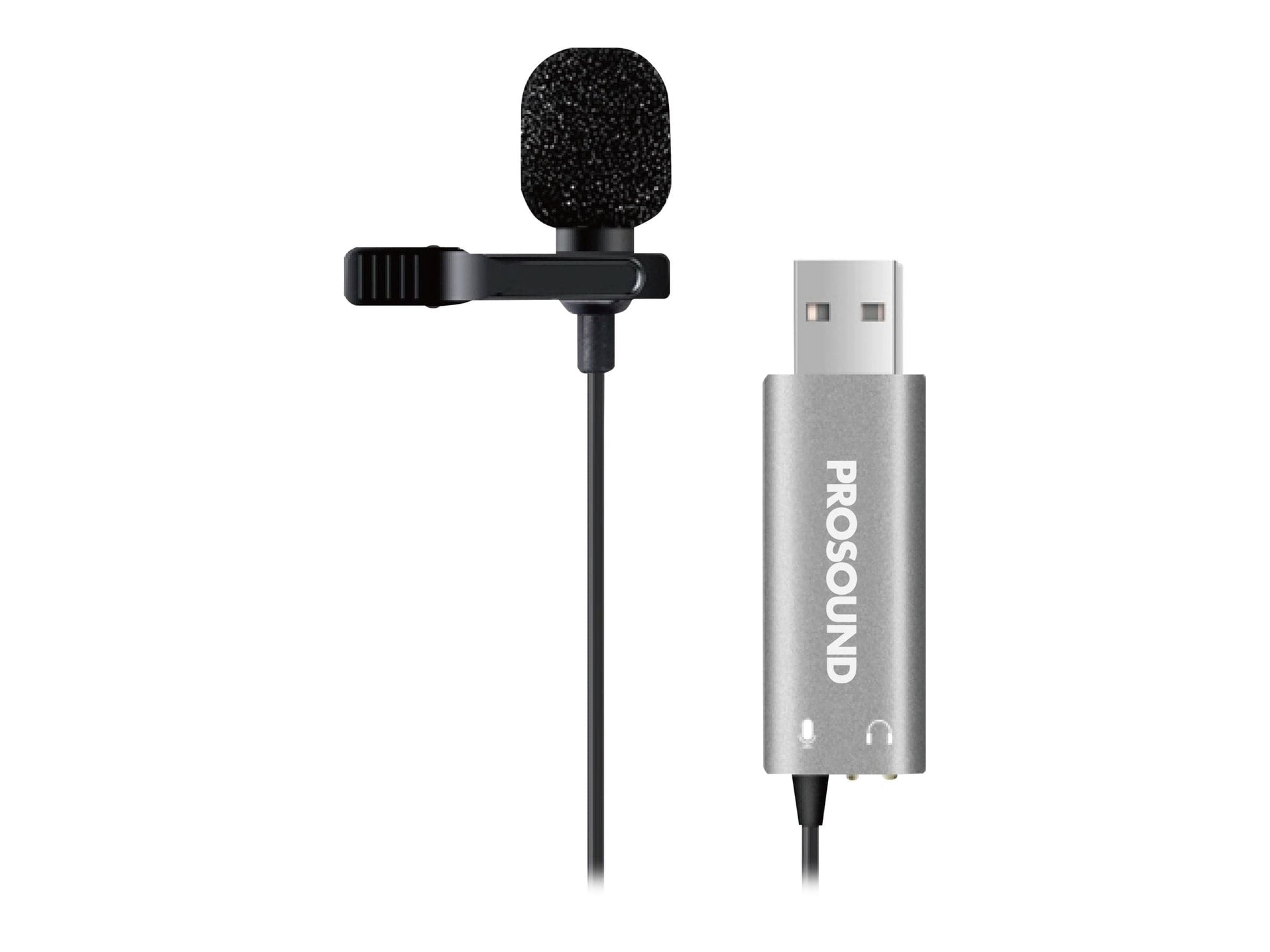 ProSound USB Omnidirectional Electret Condenser Lavalier Microphone with 3.5mm Audio Socket - maplin.co.uk