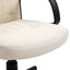 ProperAV Extra PU Leather Swivel Home Office Chair with Armrest - maplin.co.uk