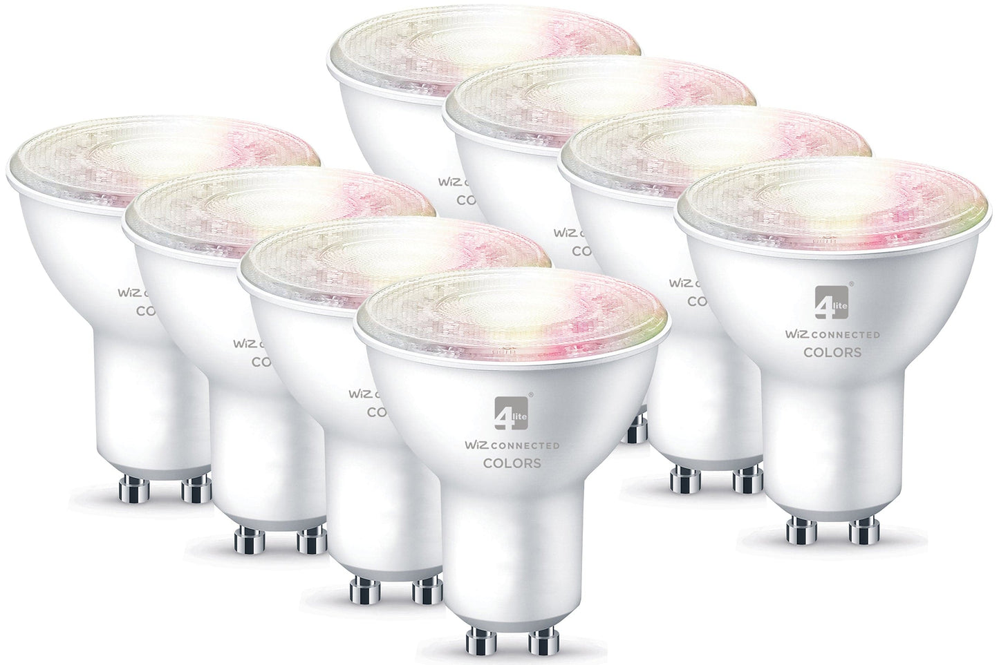 4lite Wiz Connected Dimmable Multicolour WiFi LED Smart Bulb - GU10 - maplin.co.uk