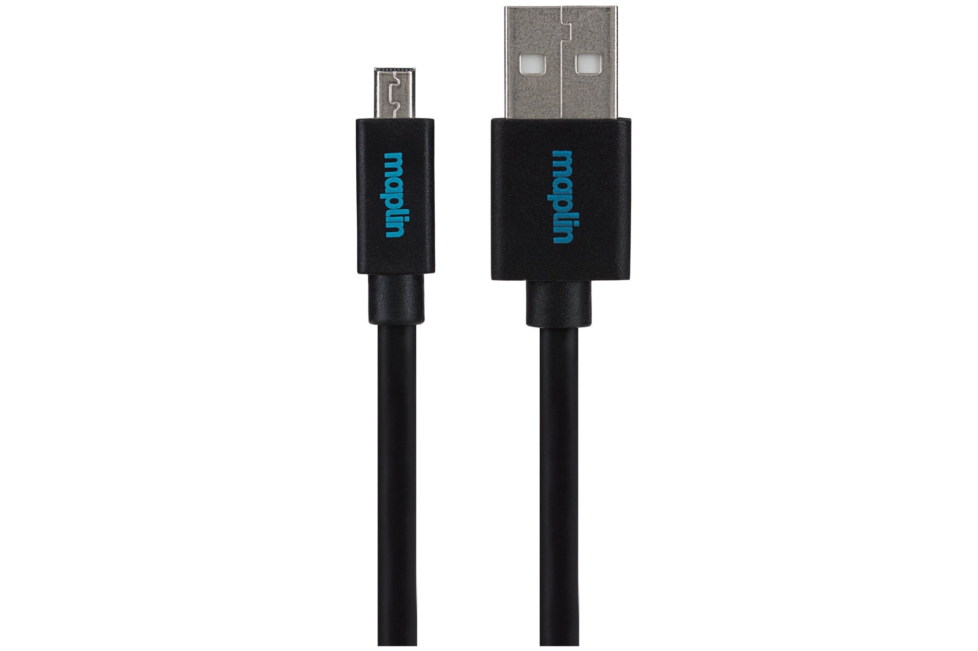 Maplin USB-A to 8-Pin Mini USB Cable for Data & Photo Transfer - Black, 3m - maplin.co.uk