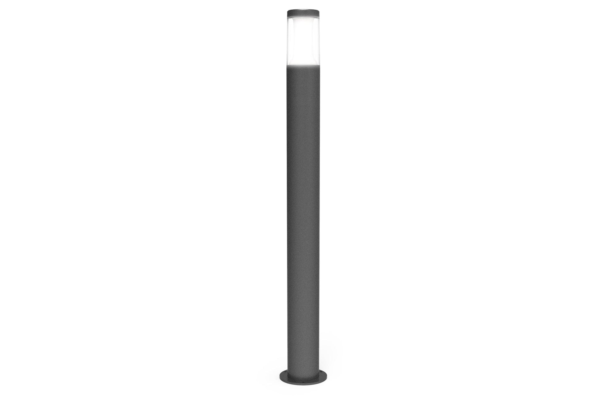 4lite Die-Cast Aluminium LED Bollard - 900mm, Graphite - maplin.co.uk