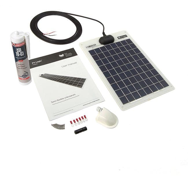 PV Logic 10wp Roof / Deck Top Kit - maplin.co.uk