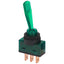 Maplin SPST Illuminated Toggle Switch - Green