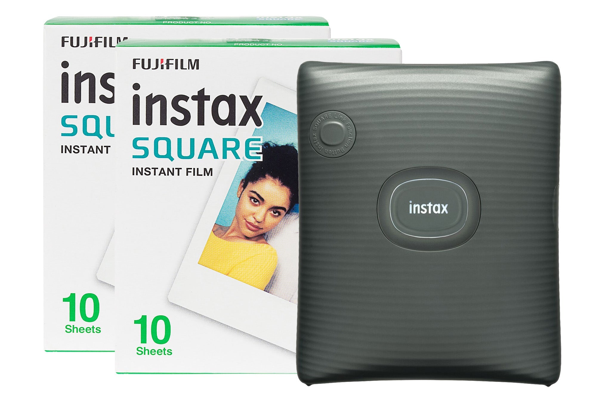 Fujifilm Instax Square Link Wireless Smartphone Photo Printer - Green