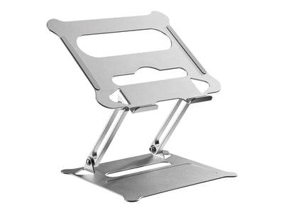 ProperAV Aluminium Construction Fully Adjustable Laptop or Tablet Stand - Silver - maplin.co.uk