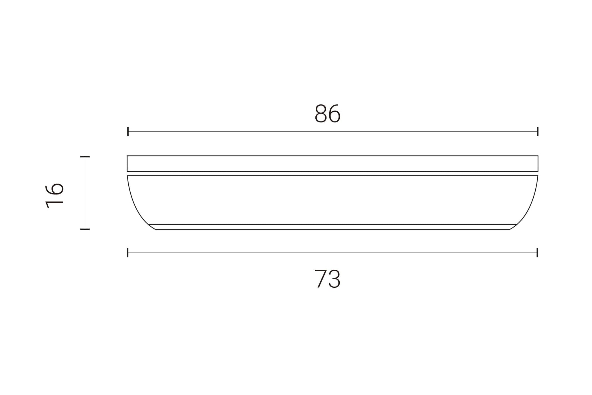 4lite Mains Powered Circle Cabinet LED Light - Silver