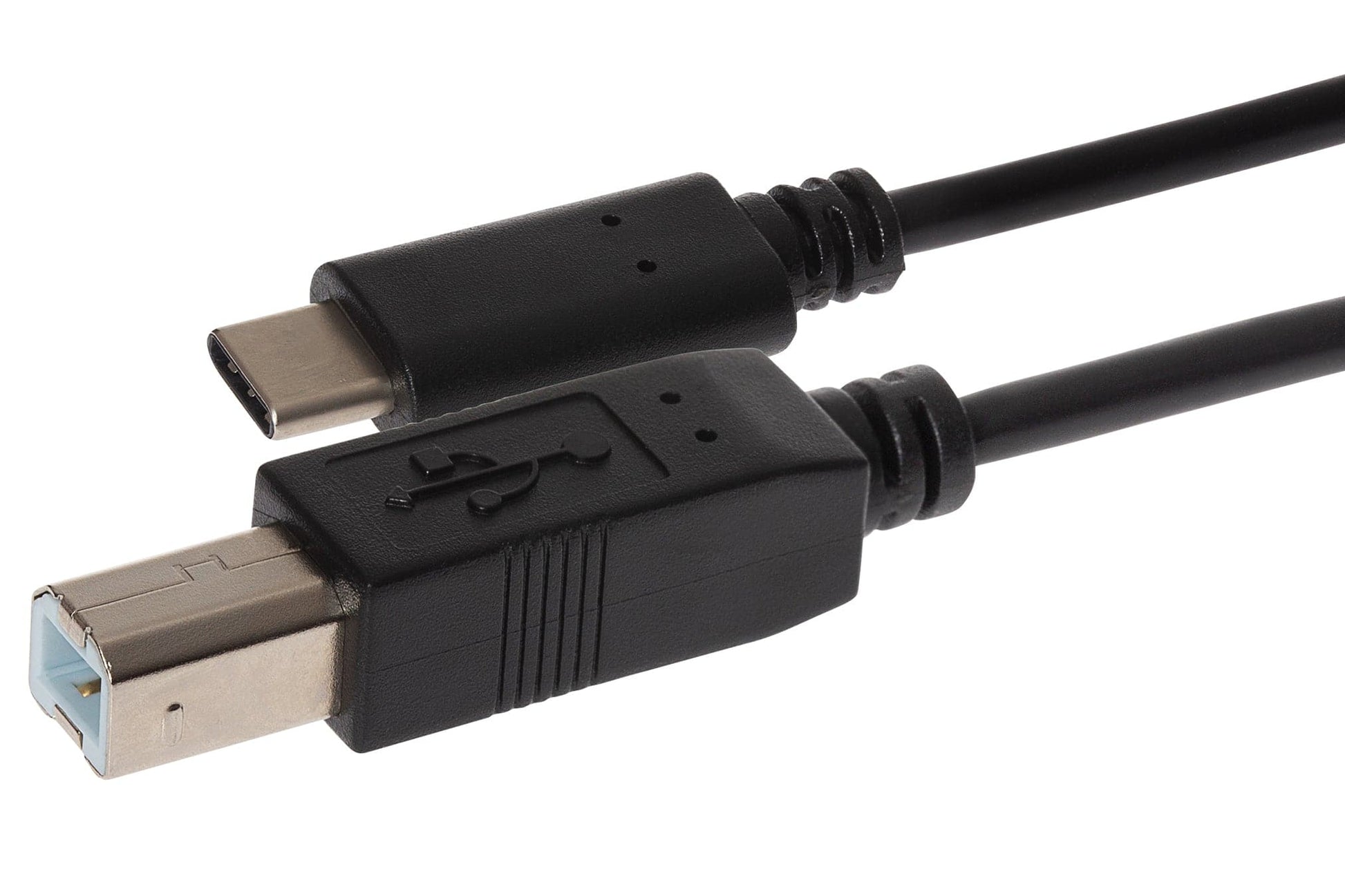 Maplin USB-C to USB-B Cable - Black, 2m - maplin.co.uk