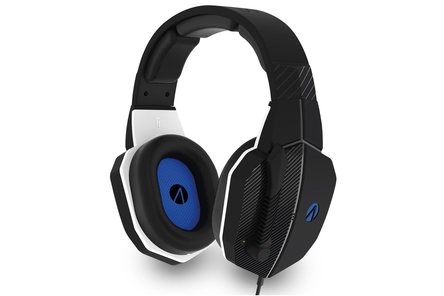 Stealth Phantom V Premium Stereo Gaming Headset - Black and Blue - maplin.co.uk