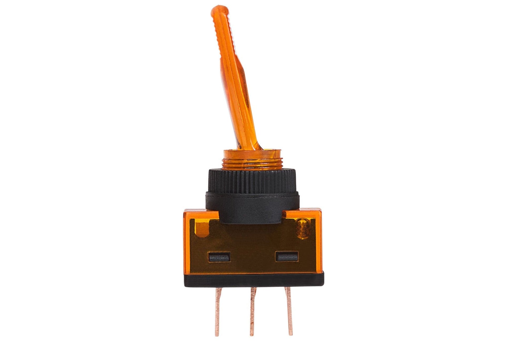 Maplin SPST Illuminated Toggle Switch - Amber | Maplin Electronics