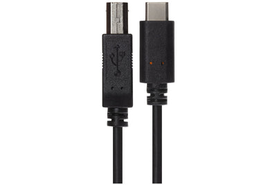 Maplin USB-C to USB-B Cable - Black, 2m - maplin.co.uk