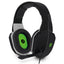 Stealth Phantom X Premium Stereo Gaming Headset - Black and Green - maplin.co.uk