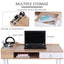 ProperAV MDF Computer Desk - Oak/White - maplin.co.uk