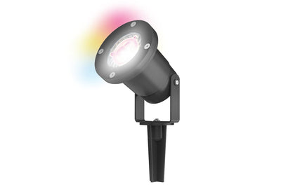 4lite WiZ Connected Outdoor IP65 Multicolour GU10 Smart LED Spike Light Single