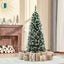 HOMCOM 5ft Artificial Christmas Tree with Pinecones & Berries - maplin.co.uk