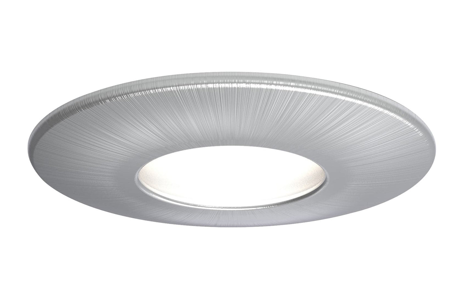 4lite WiZ Connected Fire-Rated IP65 GU10 Smart LED Downlight - Satin Chrome - maplin.co.uk