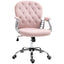 ProperAV Extra Ergonomic 360° Swivel Diamond Tufted Padded Base Office Chair with 5 Castor Wheels - maplin.co.uk